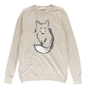Loft Crewneck Fox Sweater